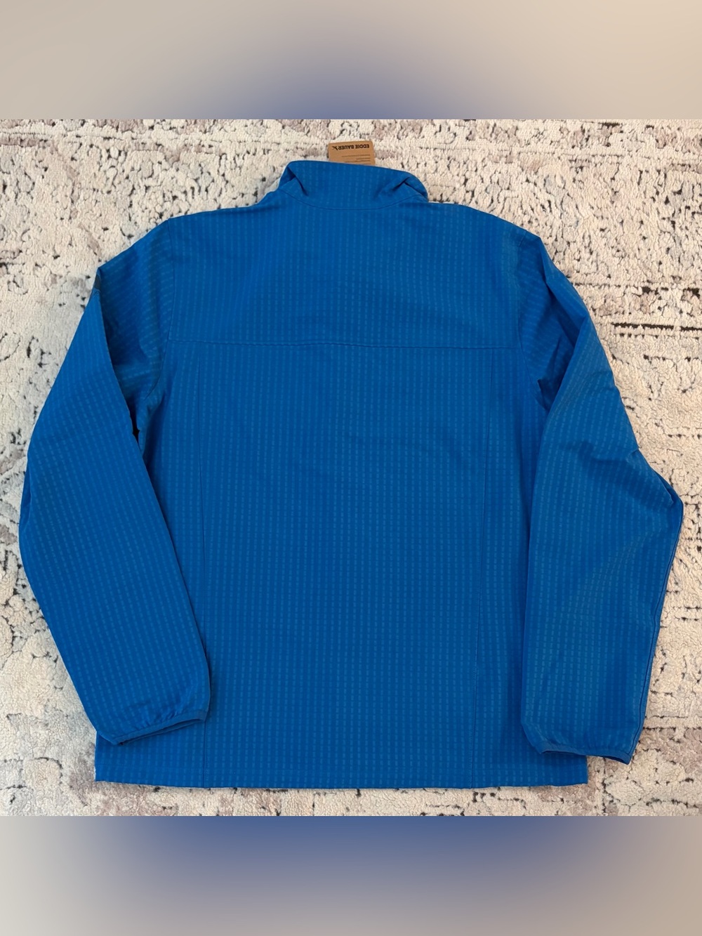 $129 Eddie Bauer Sandstone Grid Blue Jacket Men’s Size: Medium - Picture 7 of 8